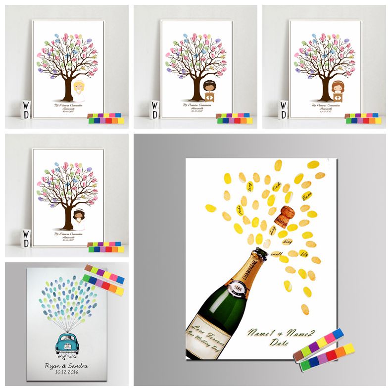 Personalized Guest Book - Buku Tamu Pernikahan Hadiah Pernikahan yang