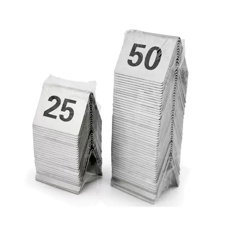 Table Number Gold - Nomor Meja Baja Tahan Karat Dua