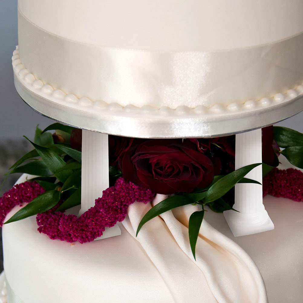 Wedding Support - 4Pcs Set Tiang Kue Berlapis Gaya