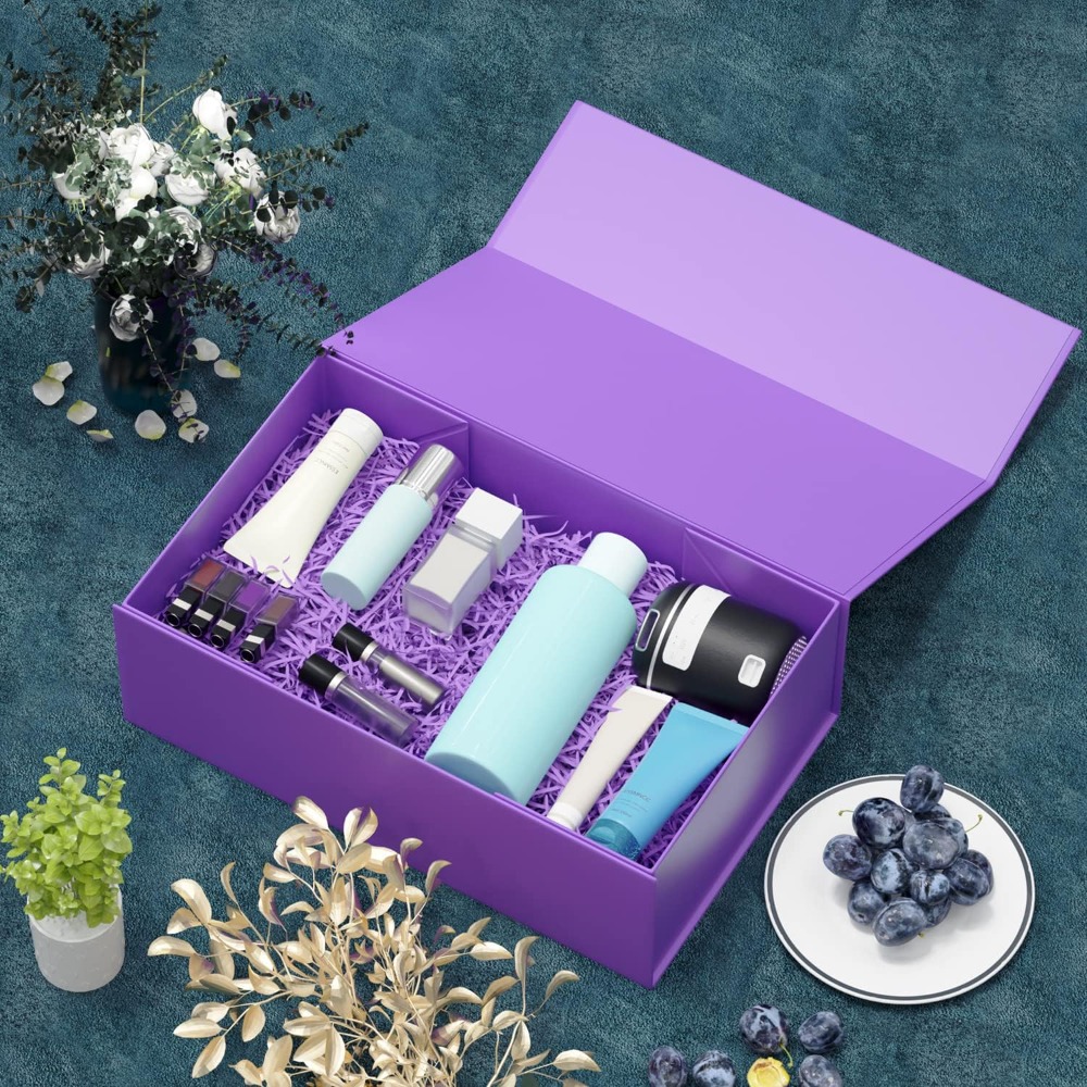 Wedding Packaging - Kotak Hadiah Lipat dengan Penutup Magnetik