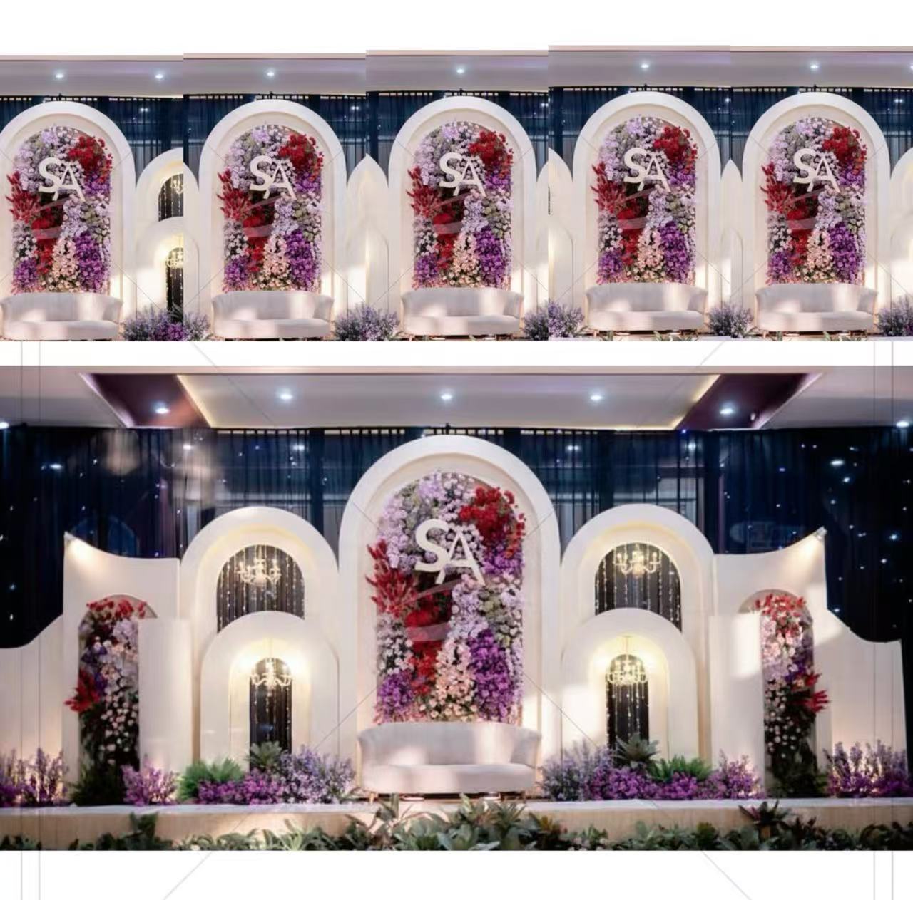 Wedding Party Supply Rentals - Perlengkapan Dekorasi Pernikahan, Stand Backdrop Lengkung
