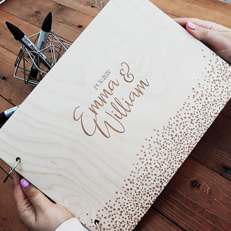 Personalized Guest Book - Buku Tamu Pernikahan Unik Buku Tamu