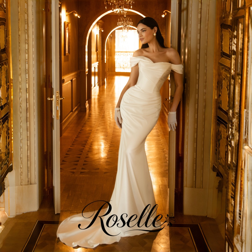 Wedding Qw - ROSELLE Gaun Pengantin Putri Duyung Sederhana