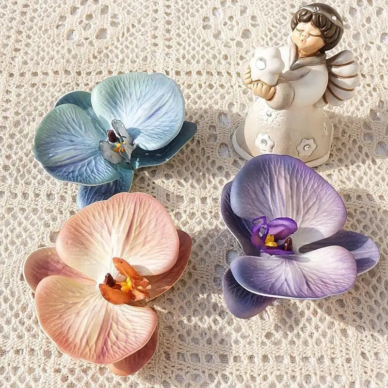 Wedding Souvenir - Mahkota anggrek kupu-kupu cetak 3D, bunga