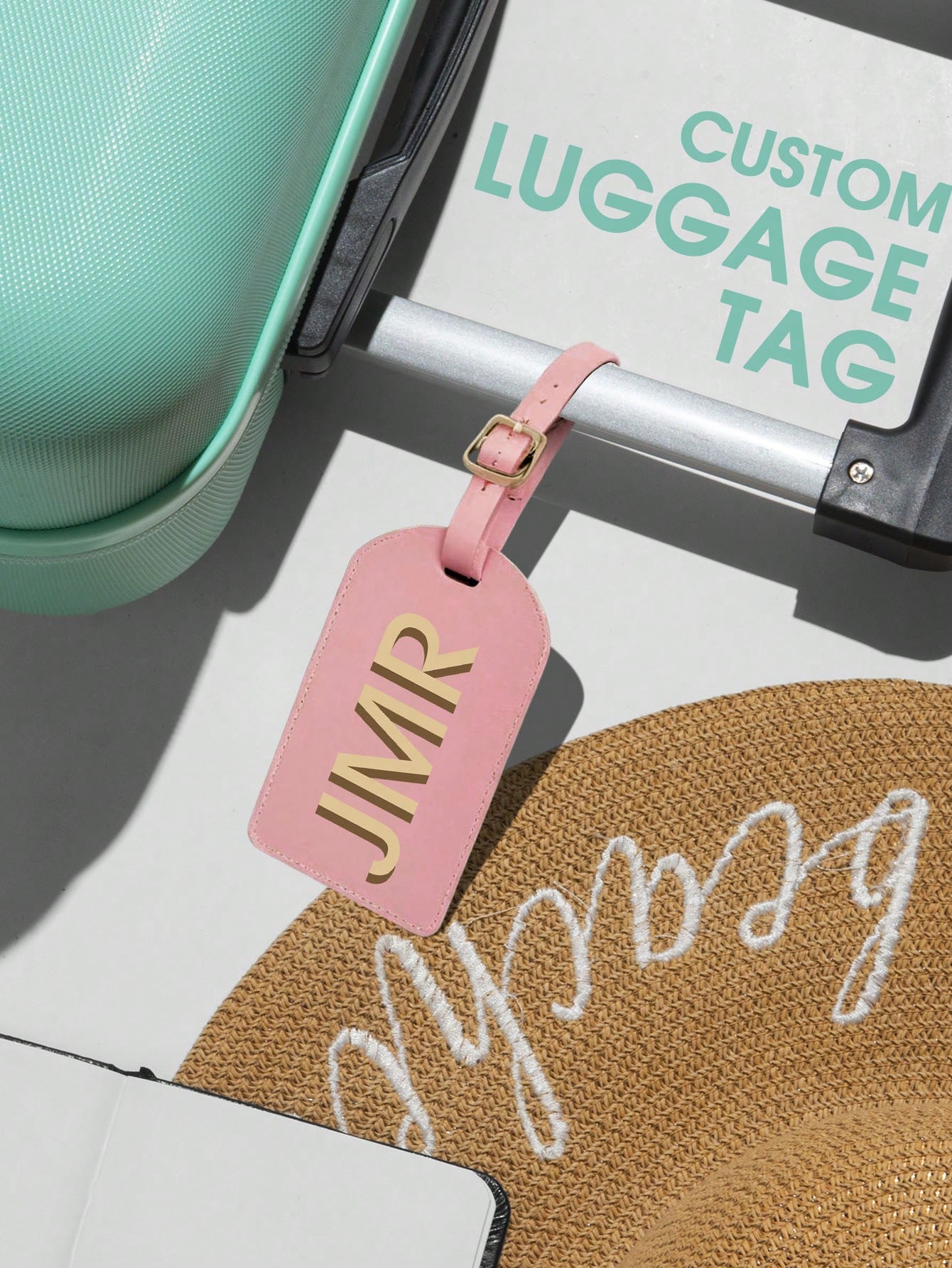 Tag Bagasi Inisial Pribadi Hur - Wedding Packaging ulasan dan harga