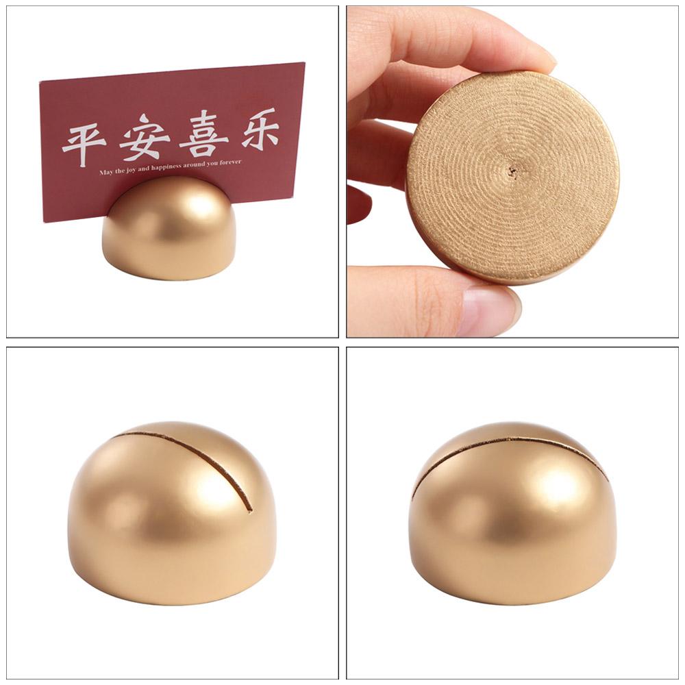 Penyangga Nomor Meja Emas Kayu - Table Number Gold ulasan dan harga