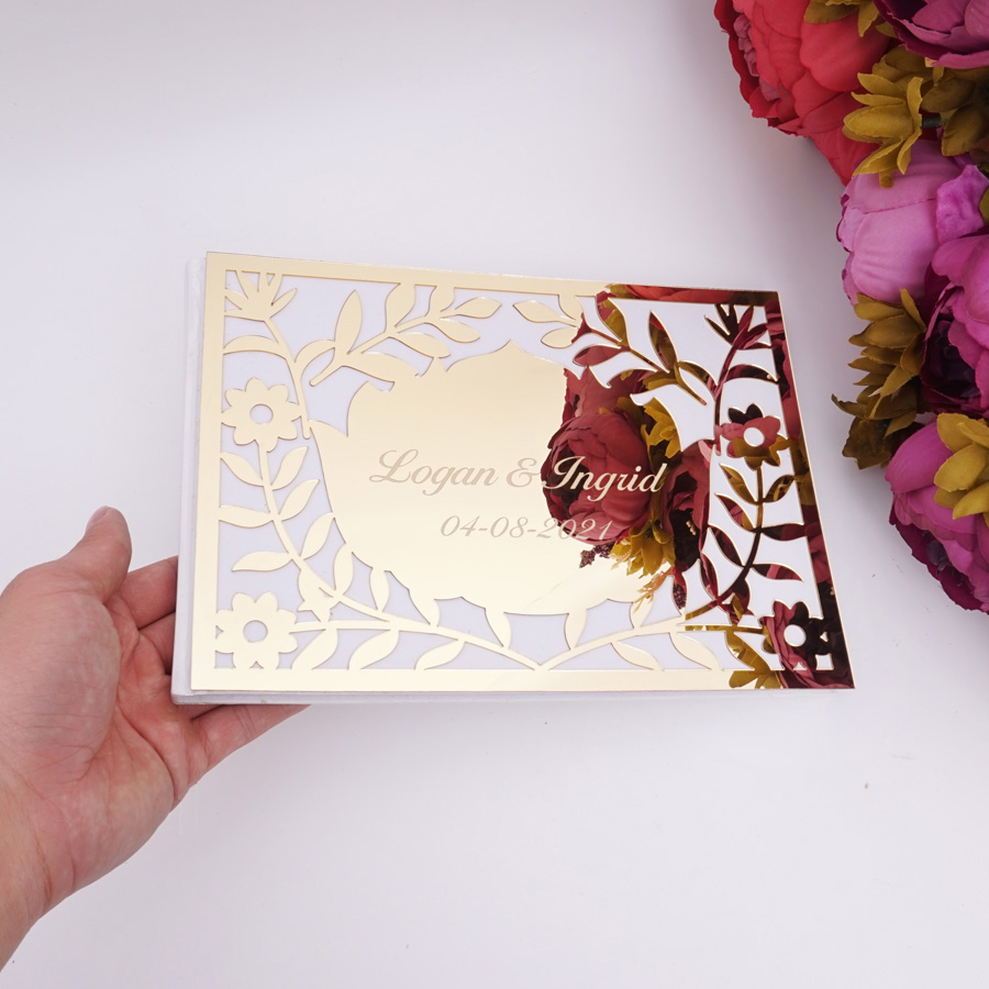 Buku Tamu Pernikahan Akrilik C - Personalized Guest Book ulasan dan harga