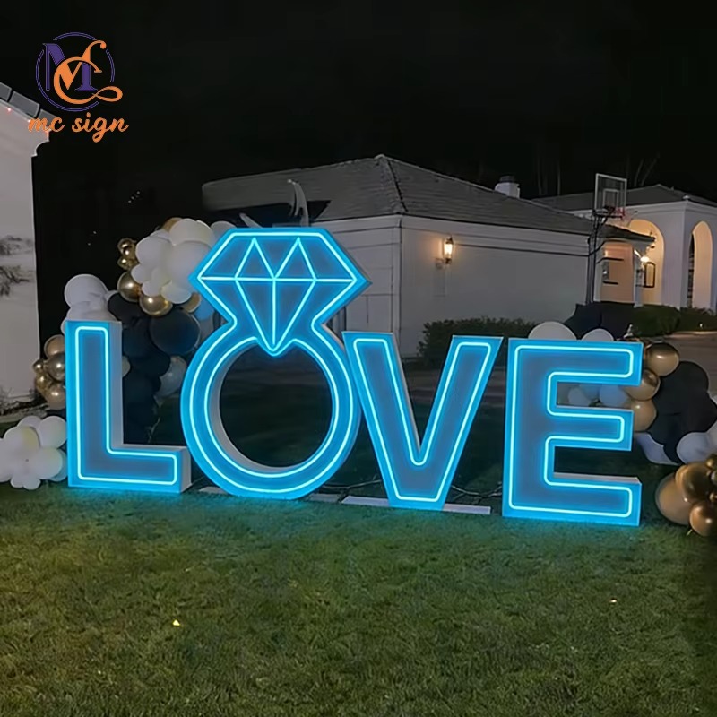 Papan Tanda LED Berdiri Sendir - Wedding Party Supply Rentals ulasan dan harga
