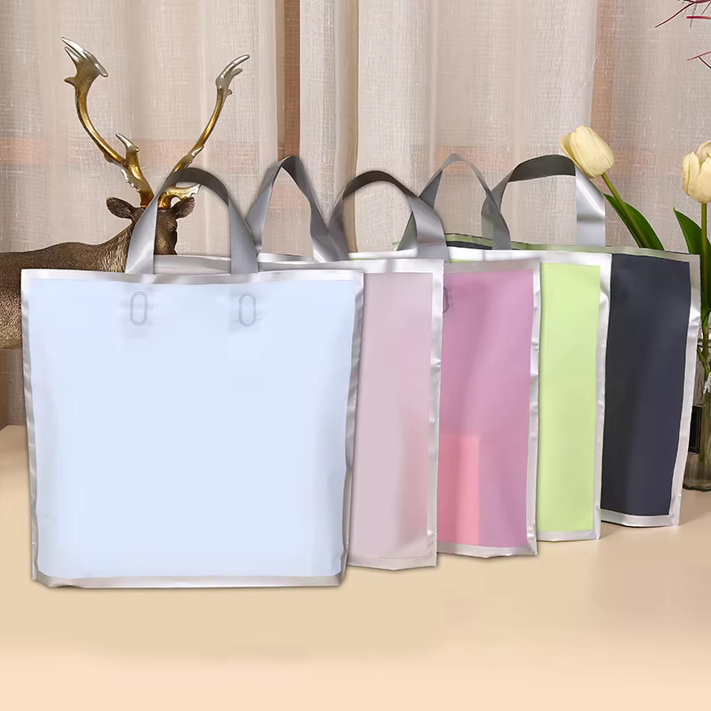 50Pcs Tas belanja tangan frost - Wedding Supply Shops ulasan dan harga