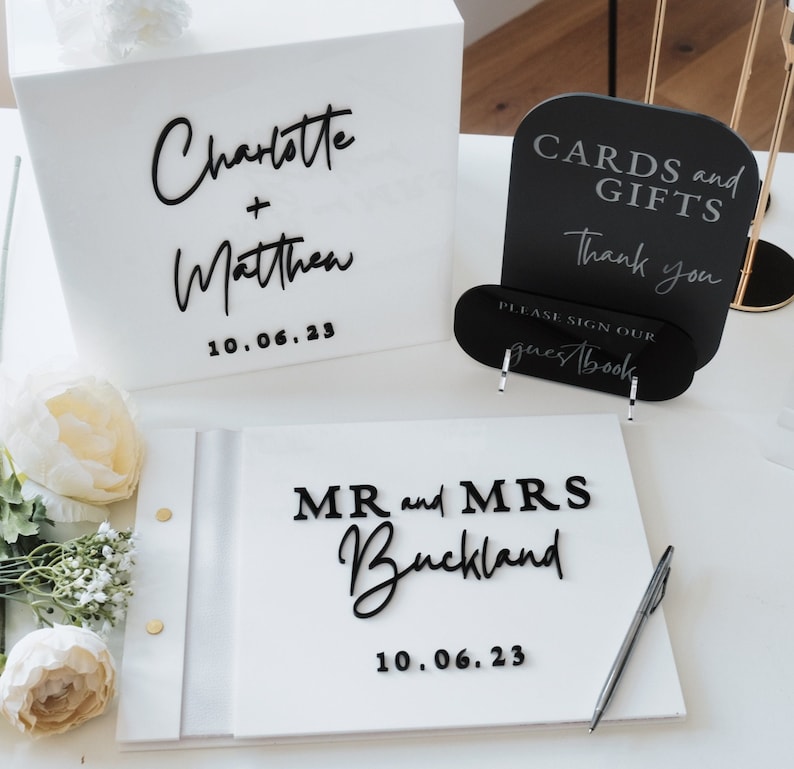 Kotak Kartu Putih untuk Pernik - Personalized Guest Book ulasan dan harga