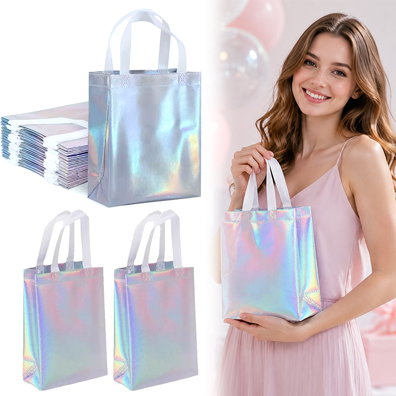 10 Buah/Pak Tas Belanja Laser  - Wedding Supply Shops ulasan dan harga