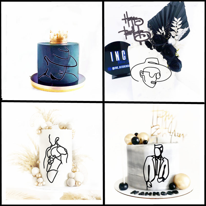 Dekorasi atas kue ulang tahun, - Suit Supply Wedding Party ulasan dan harga