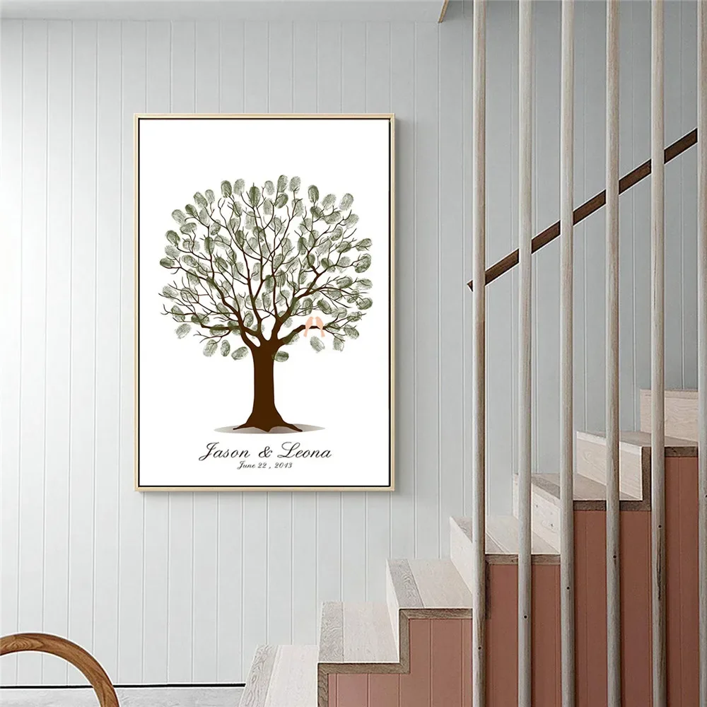 Poster Seni Dinding Kanvas Poh - Wedding Souvenir ulasan dan harga