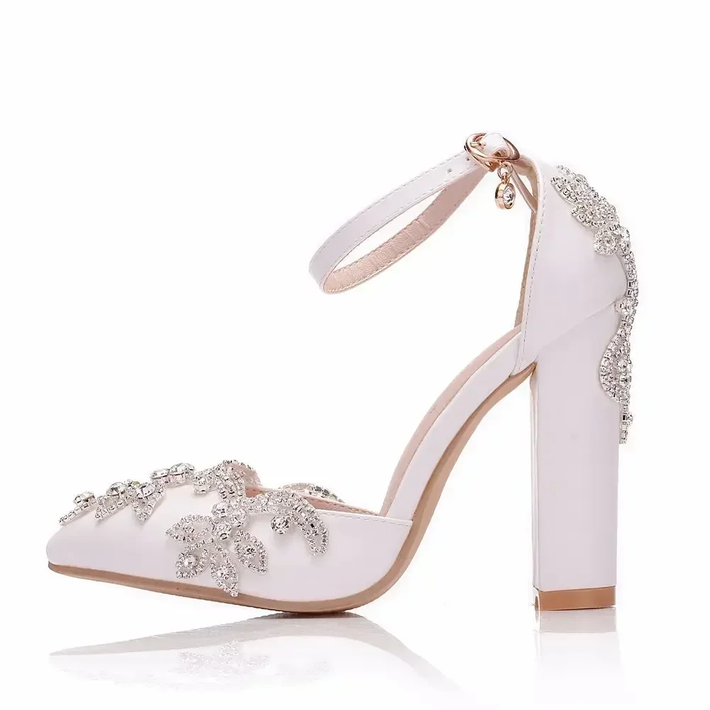 Sepatu Hak Tebal Ujung Runcing - Wedding Fx ulasan dan harga