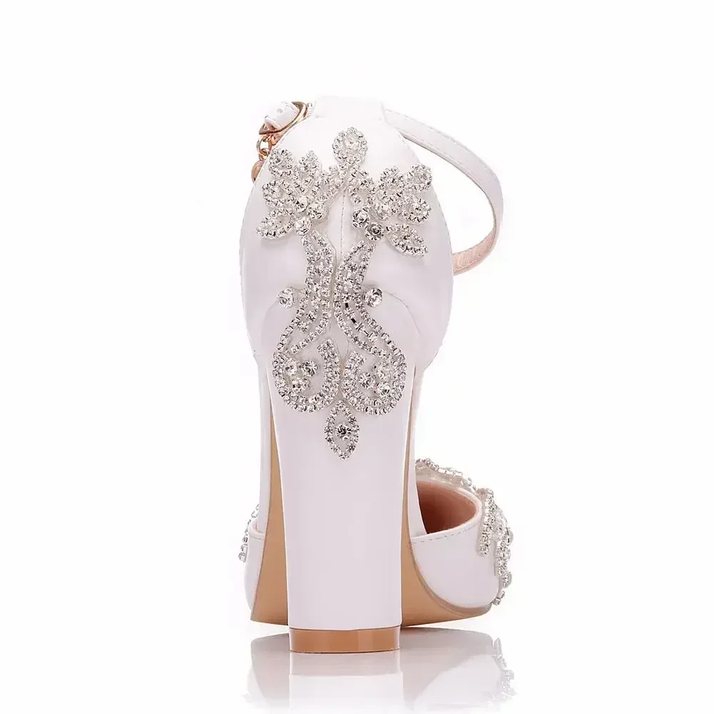 Sepatu Hak Tebal Ujung Runcing - Wedding Fx ulasan dan harga