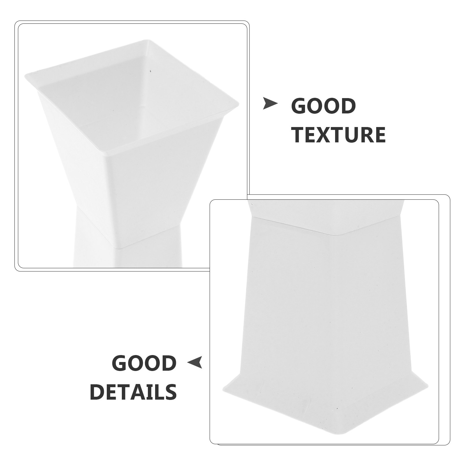 10Pcs Alas Bunga Persegi Plast - Wedding Supply Shops ulasan dan harga