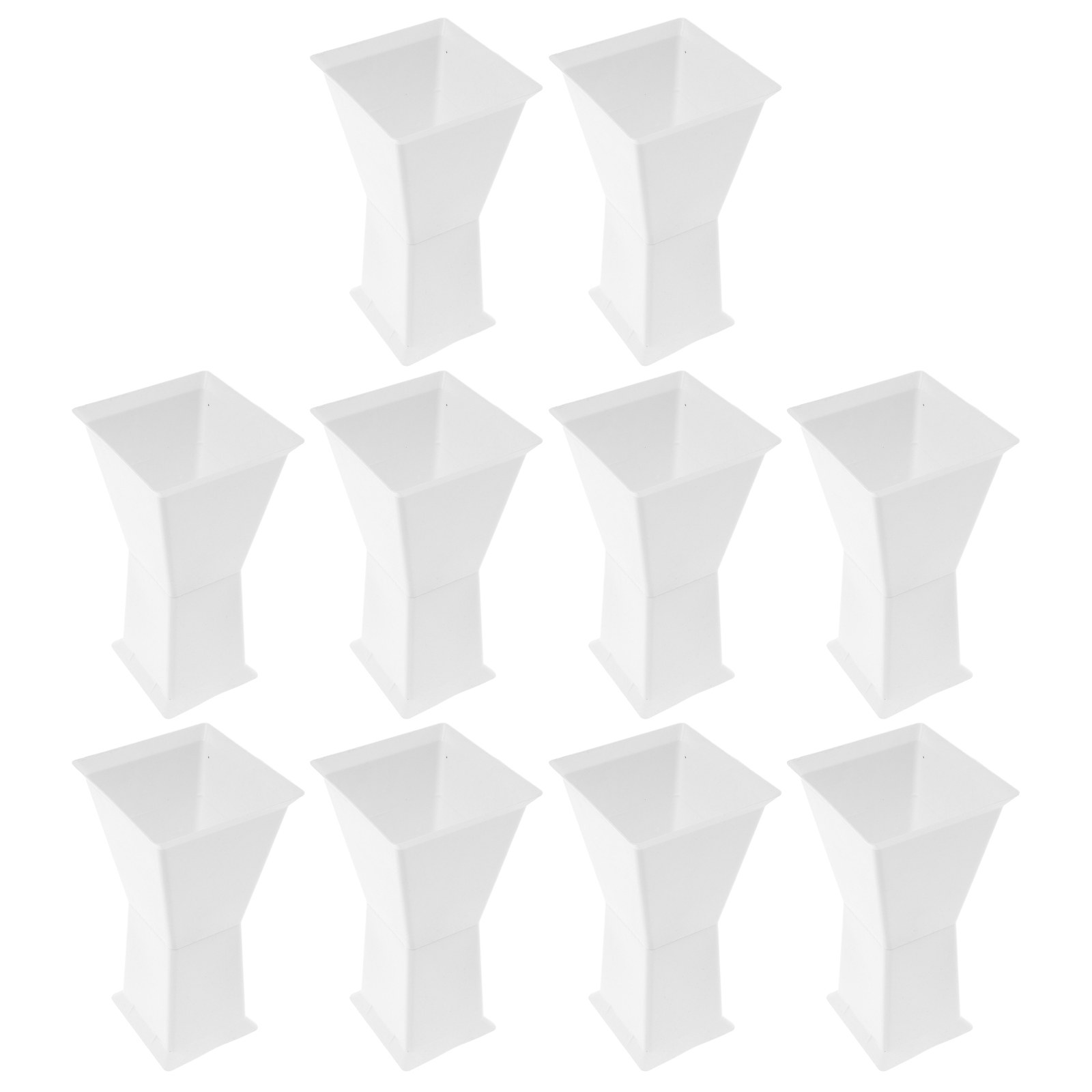 10Pcs Alas Bunga Persegi Plast - Wedding Supply Shops ulasan dan harga