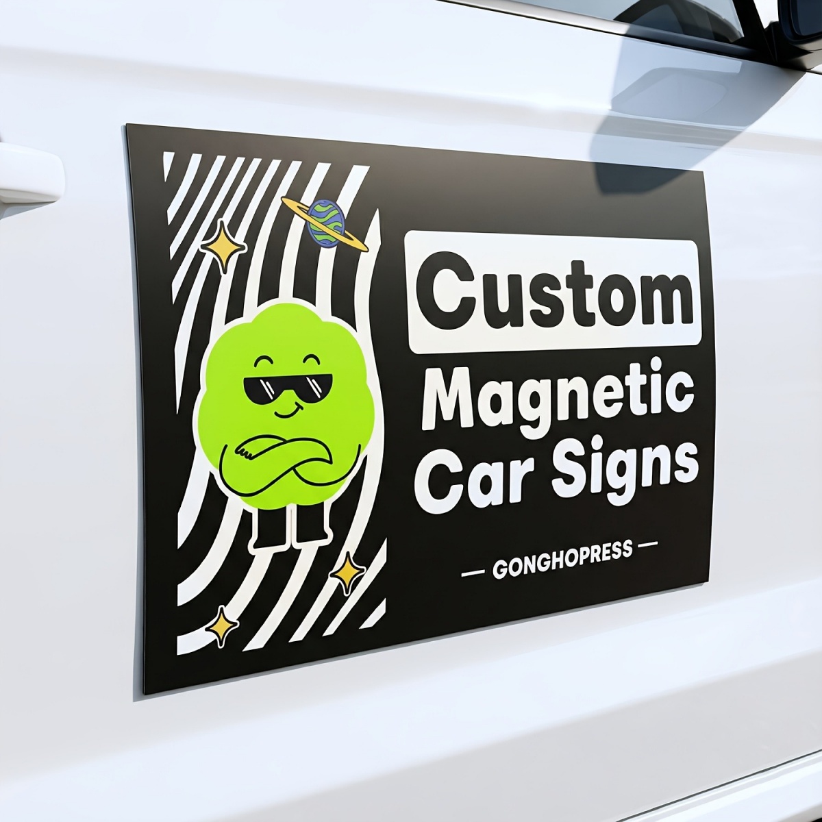 Stiker Mobil Magnetik yang Dap - Wedding Support ulasan dan harga