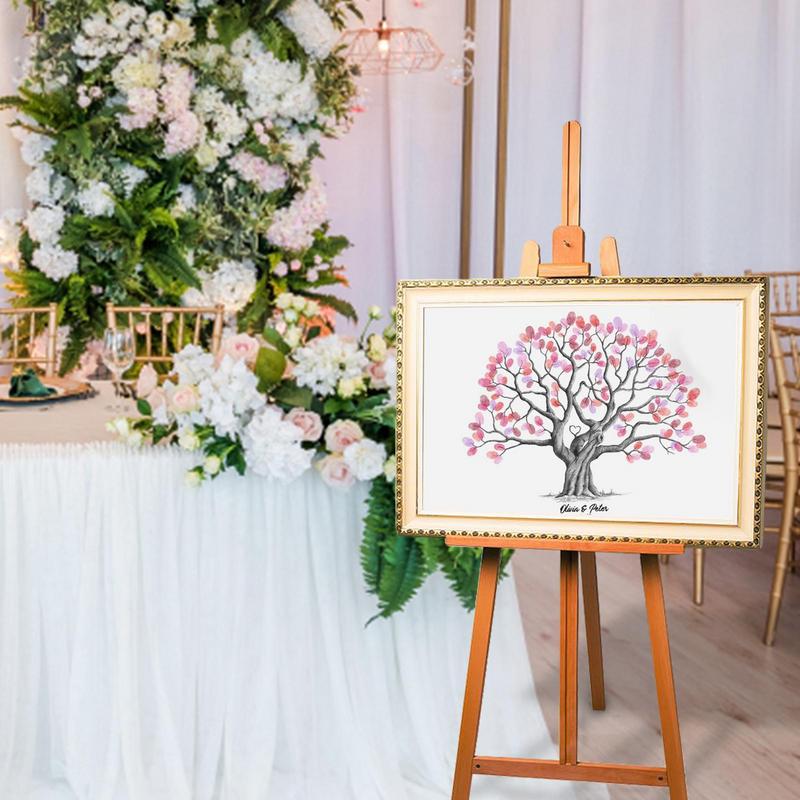 Buku Tamu Kanvas Pohon Sidik J - Personalized Guest Book ulasan dan harga