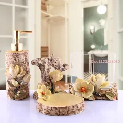 Aksesori Kamar Mandi Set Lima  - Wedding Bathroom Supply Kit ulasan dan harga