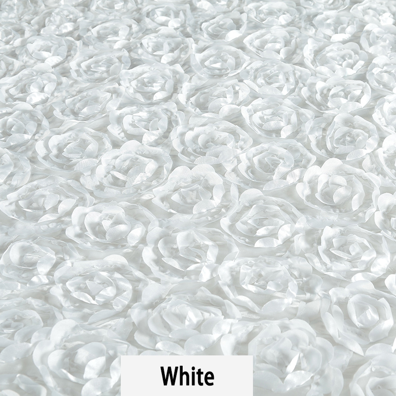 Kain Satin 10 Yard Motif Bunga - Wedding Backdrop Curtain ulasan dan harga