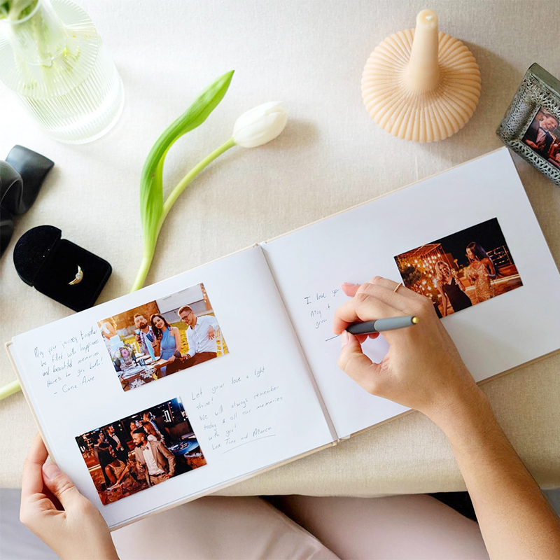 Album Foto Buku Tamu yang Dipe - Personalized Guest Book ulasan dan harga