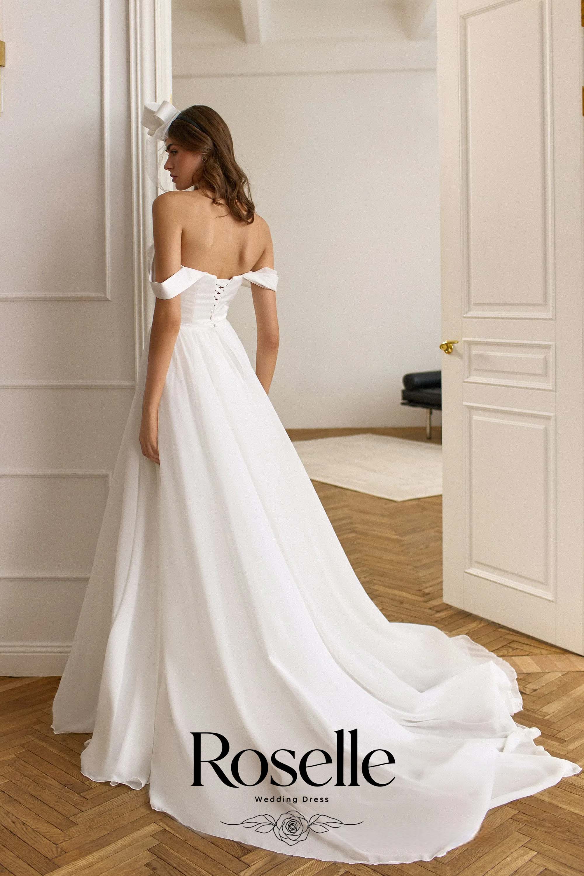 ROSELLE Gaun Pengantin Elegan  - Wedding Qw ulasan dan harga