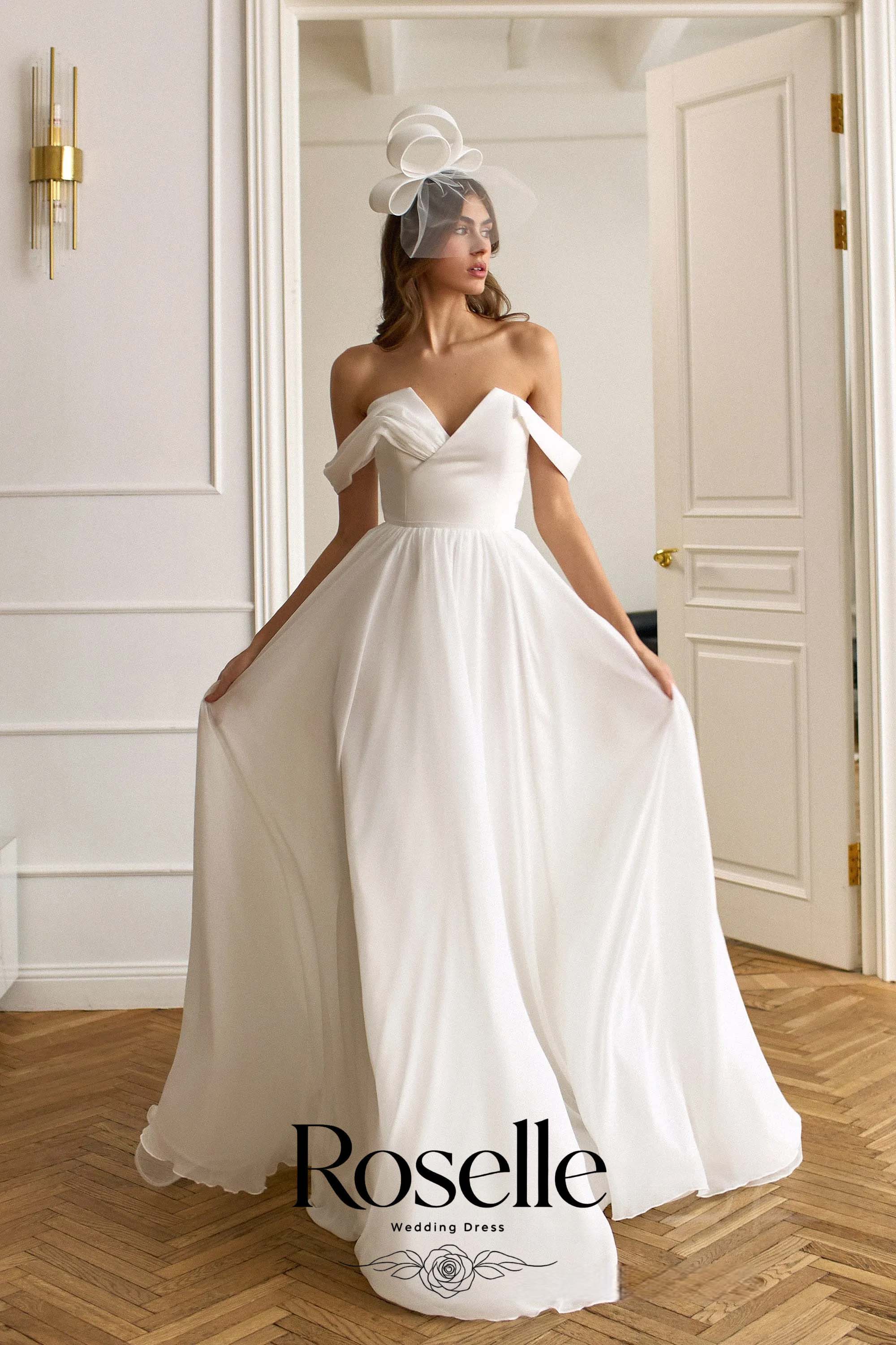 ROSELLE Gaun Pengantin Elegan  - Wedding Qw ulasan dan harga