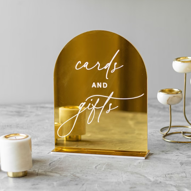 Set 4 tanda pernikahan, dalam  - Table Number Gold ulasan dan harga