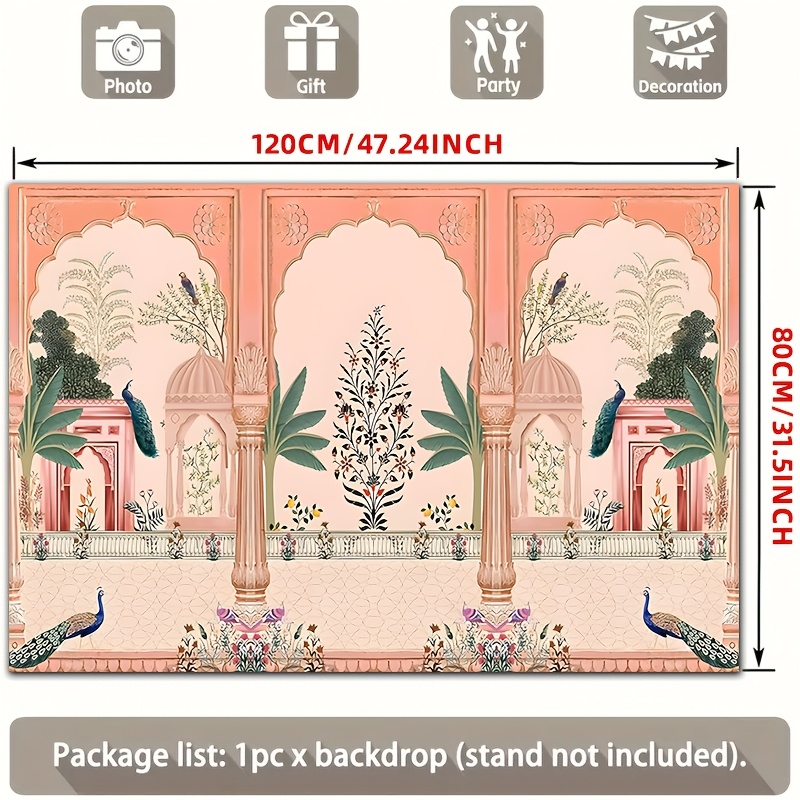 Latar Belakang Foto Booth Moti - Wedding Backdrop Curtain ulasan dan harga
