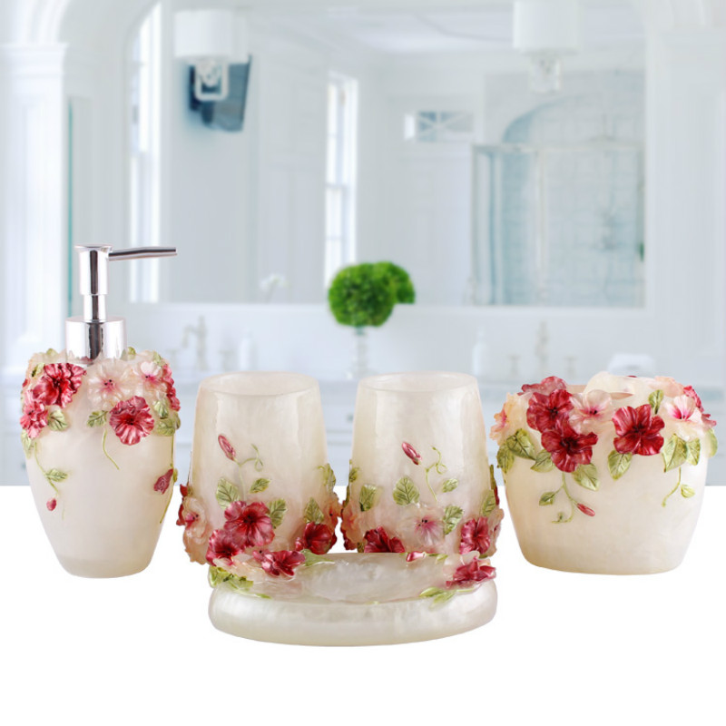 Perlengkapan Kamar Mandi Resin - Wedding Bathroom Supply Kit ulasan dan harga