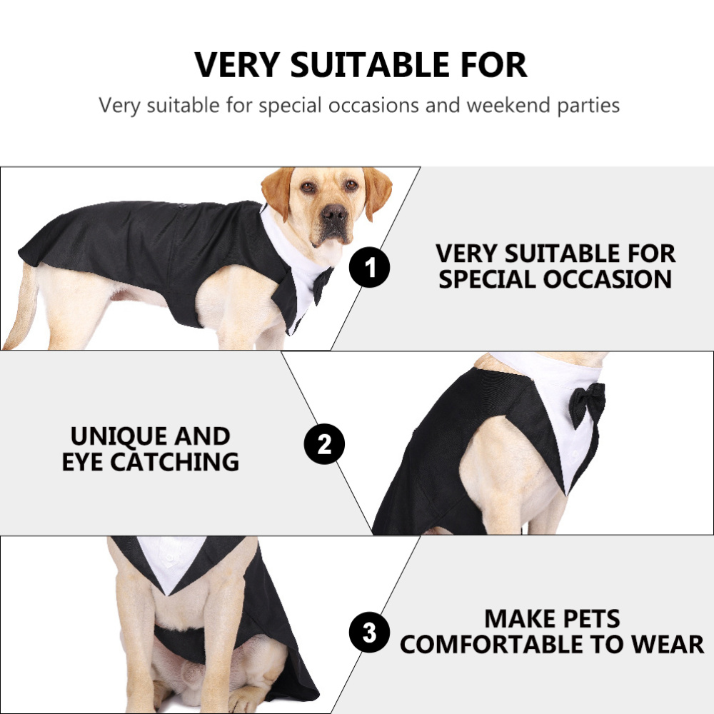 Pakaian Anjing Peliharaan Mode - Suit Supply Wedding Party ulasan dan harga