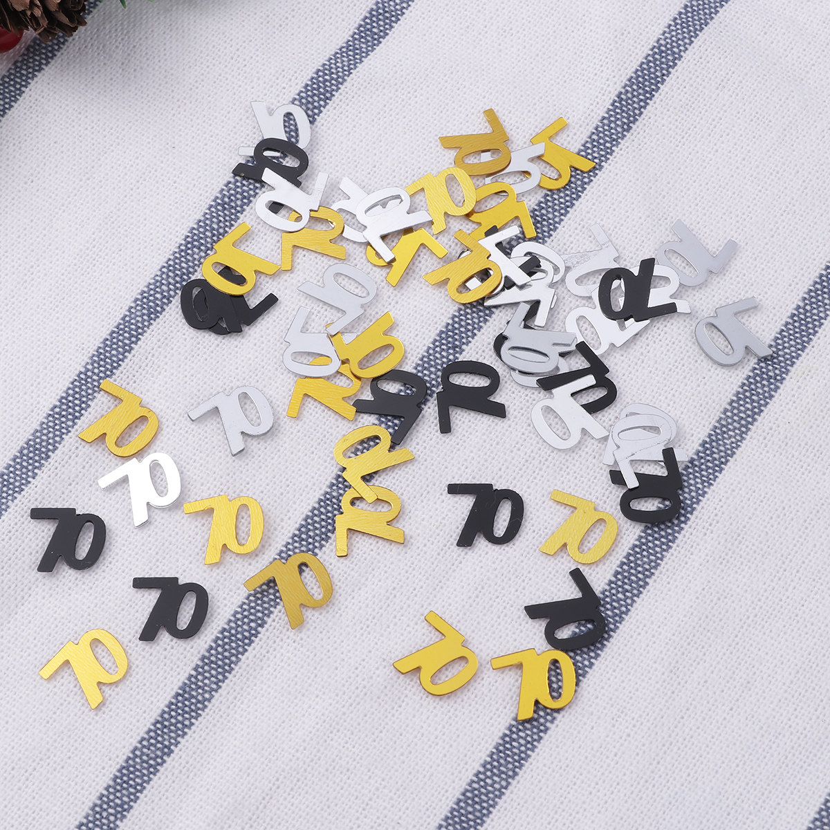 1200 Pcs Konfeti Angka Dekoras - Table Number Gold ulasan dan harga