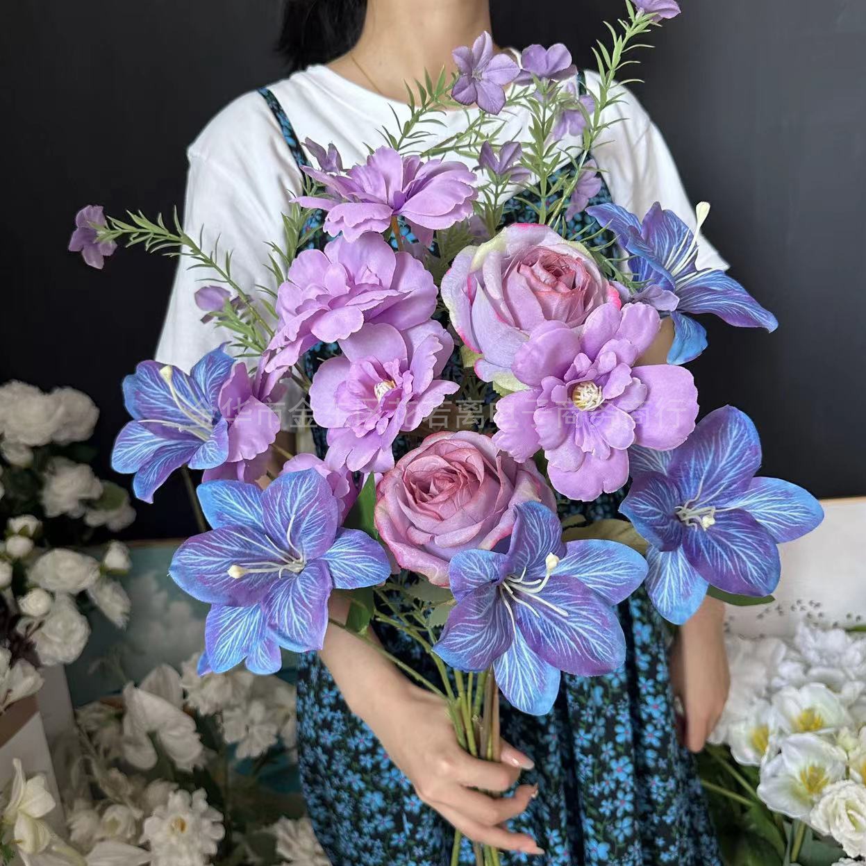 Bunga Lily Buatan Gaya Monet W - Wedding Supply Shops ulasan dan harga