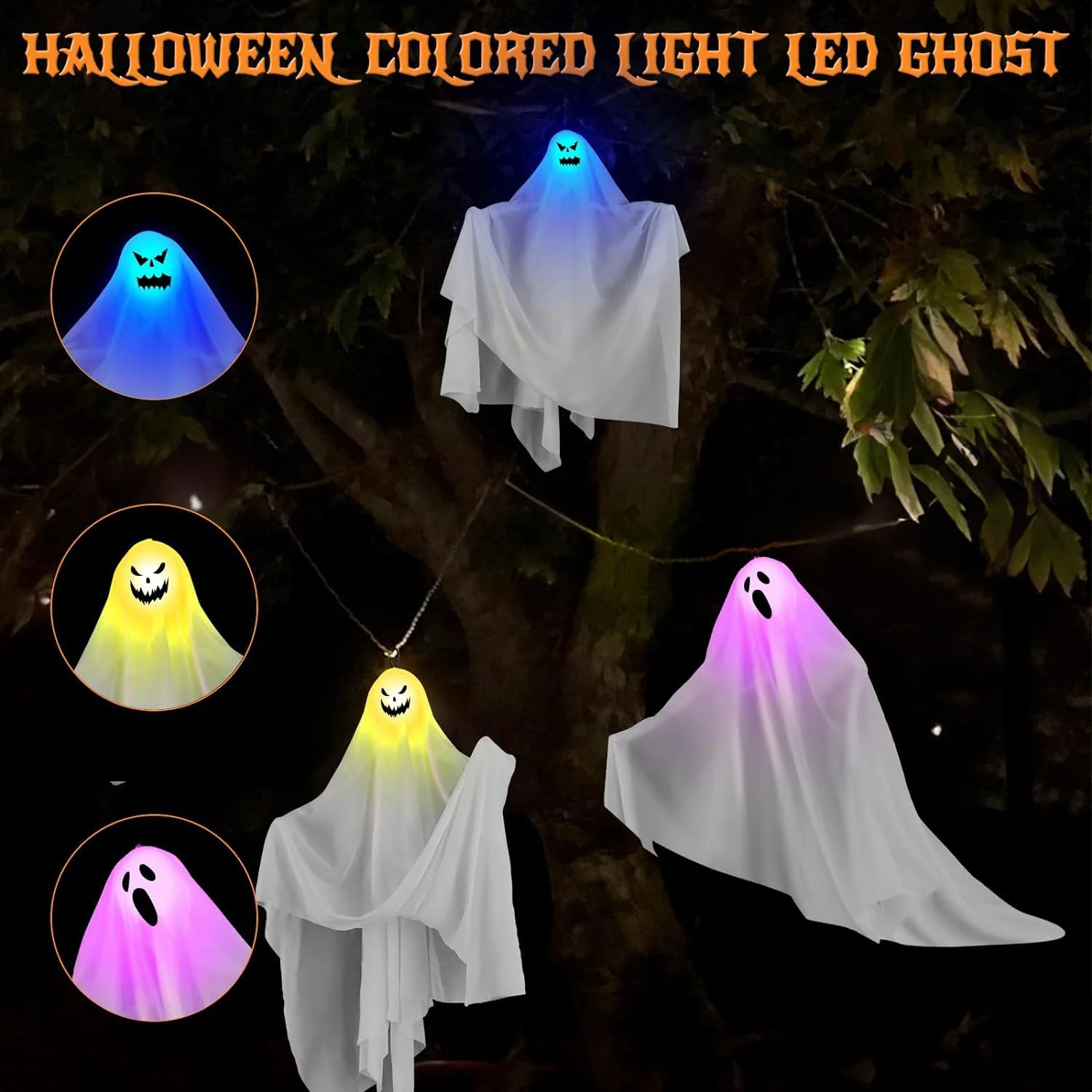 Lampu LED Halloween Bercahaya  - Supply Wedding Venue ulasan dan harga