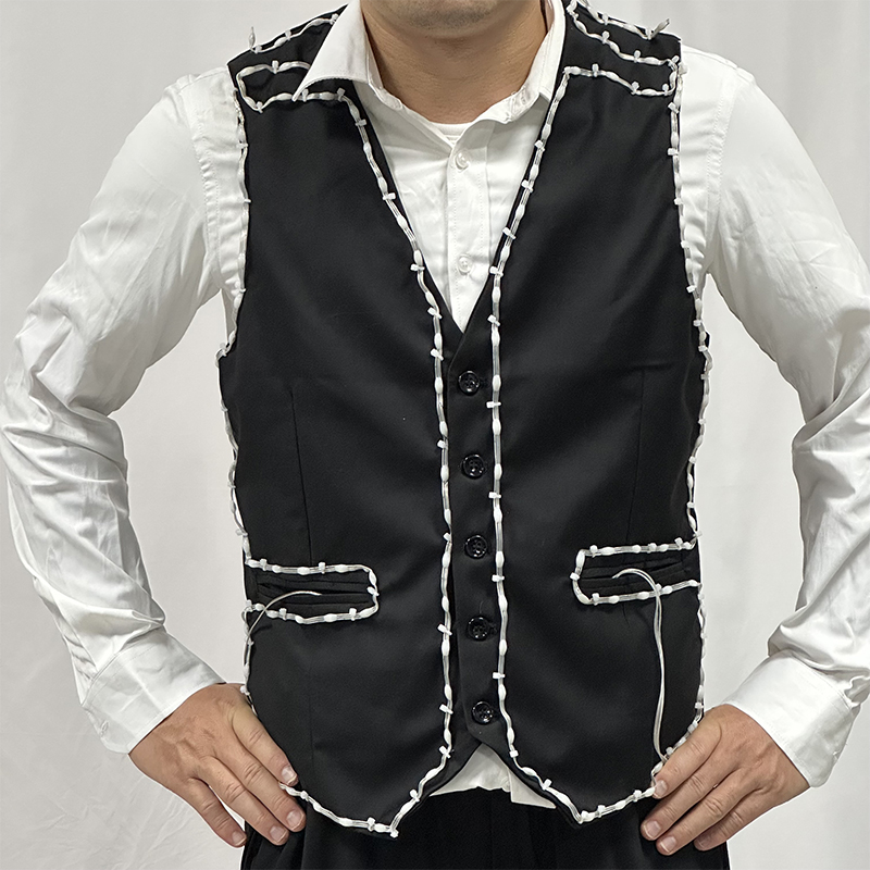 Kostum LED Warna-warni Pakaian - Suit Supply Wedding Party ulasan dan harga