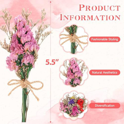 Buket Bunga Kering Mini Alami  - Wedding Souvenir ulasan dan harga