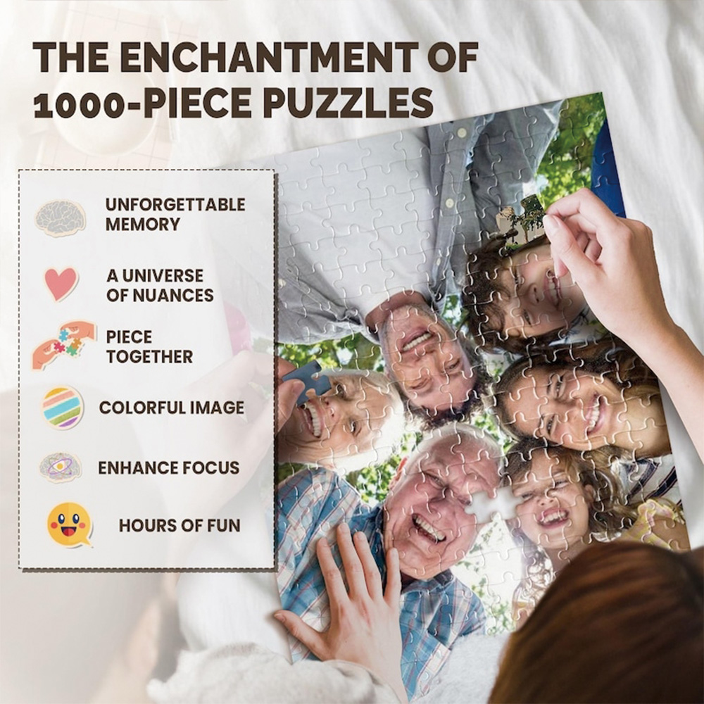 Puzzle foto kustom DIY, Potong - Wedding Souvenir ulasan dan harga