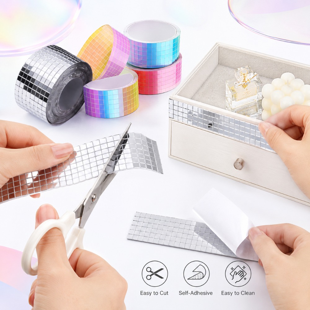 Ubin Mosaik Cermin Persegi Min - Wedding Bathroom Supply Kit ulasan dan harga