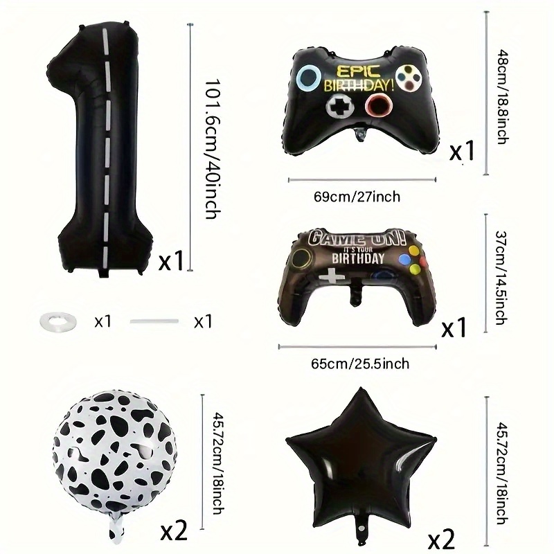 9 Buah Balon Gamepad dengan Ga - Wedding Supply Online ulasan dan harga