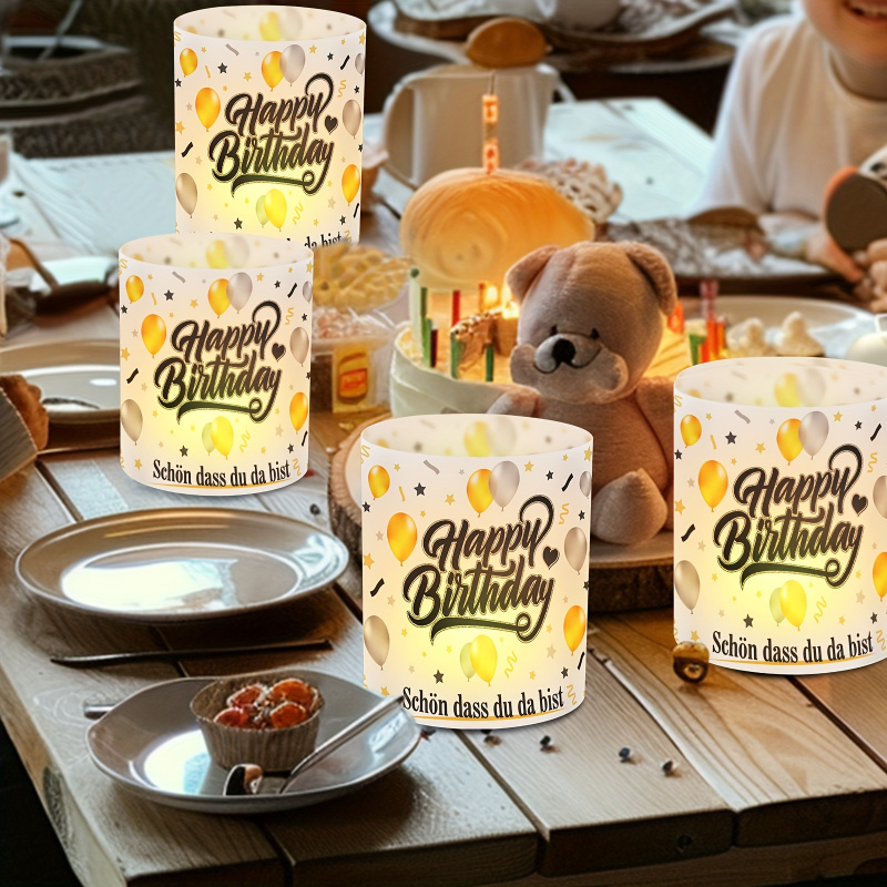 6 buah. Kap Lampu Meja Ulang T - Table Number Gold ulasan dan harga