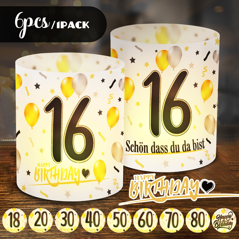 6 buah. Kap Lampu Meja Ulang T - Table Number Gold ulasan dan harga